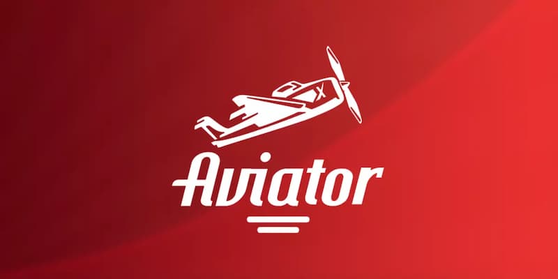 Aviator jogo de avião em fundo vermelho