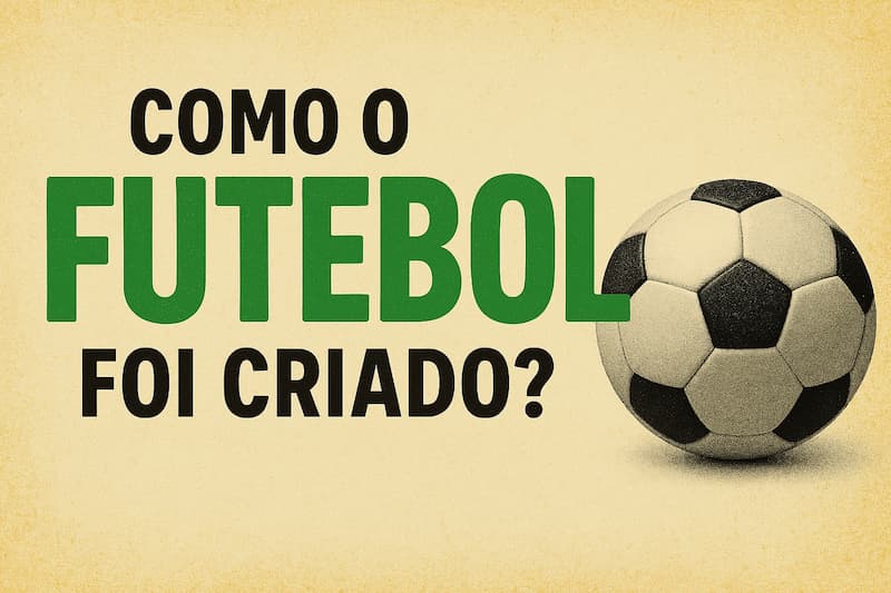Como o futebol foi criado com imagem de bola clássica