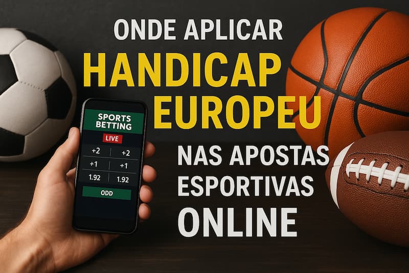 celular com aplicativo de apostas esportivas ao lado de bolas esportivas