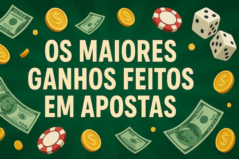 Nota de cem dólares, fichas de cassino e dados ilustrando grandes ganhos em apostas